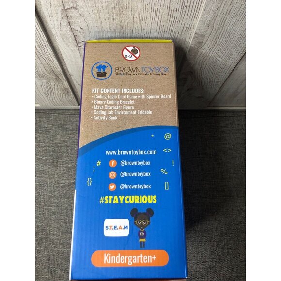 Brown Toy Box Hands On Learning Maya Coding & App Development STEAM Kit Grade K+ - Picture 4 of 5